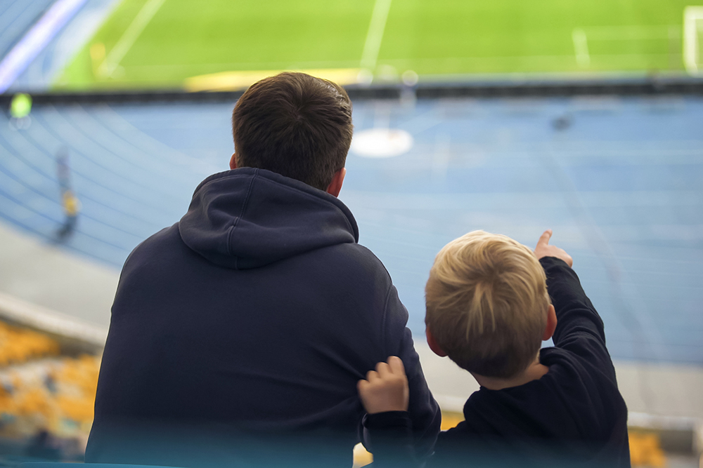 Sports Fans with Children