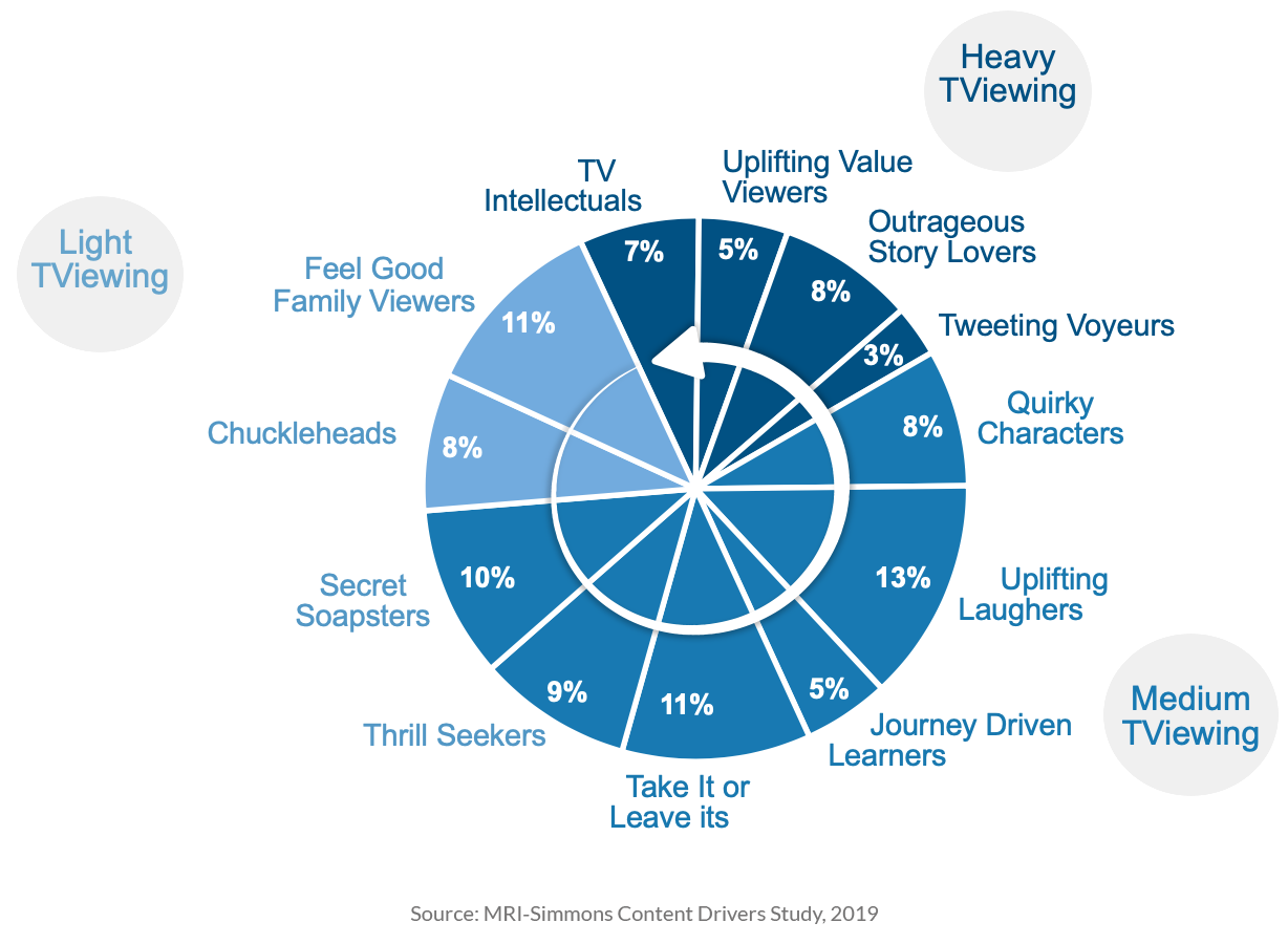 MRI-Simmons Content Drivers Viewing Segments