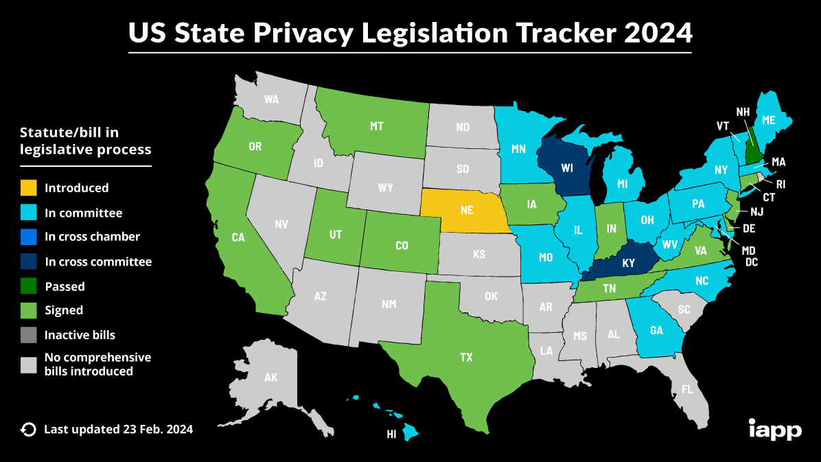 IAPP US State Privacy Legislation Tracker