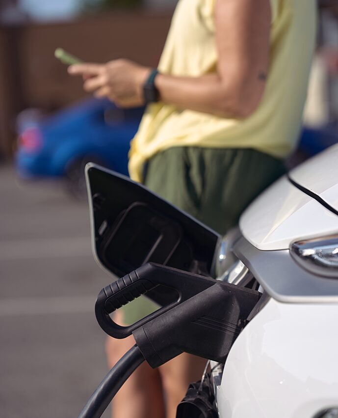 person charging person charging
